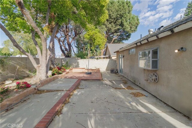 view of patio / terrace with a fenced backyard