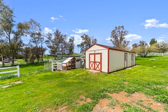 20191 Deerben Rd, Ramona, CA 92065 - view of yard with an outbuilding and exterior structure