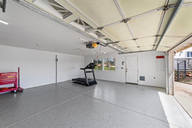 20191 Deerben Rd, Ramona, CA 92065 - garage featuring a garage door opener