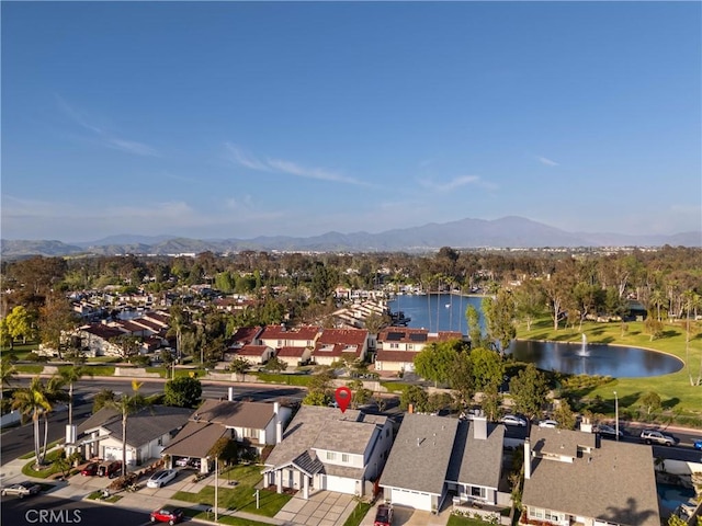 24461 Peacock St, Lake Forest, CA 92630 - aerial view of residential area with a water and mountain view