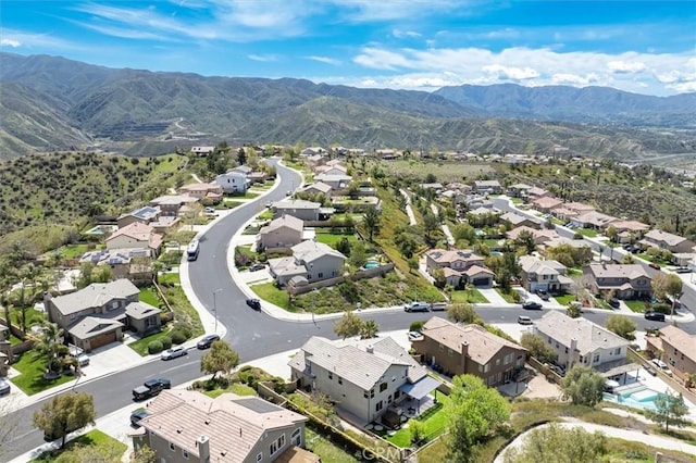 14209 Wrangell Ln, Canyon Country, CA 91387 - aerial perspective of suburban area featuring a mountain backdrop