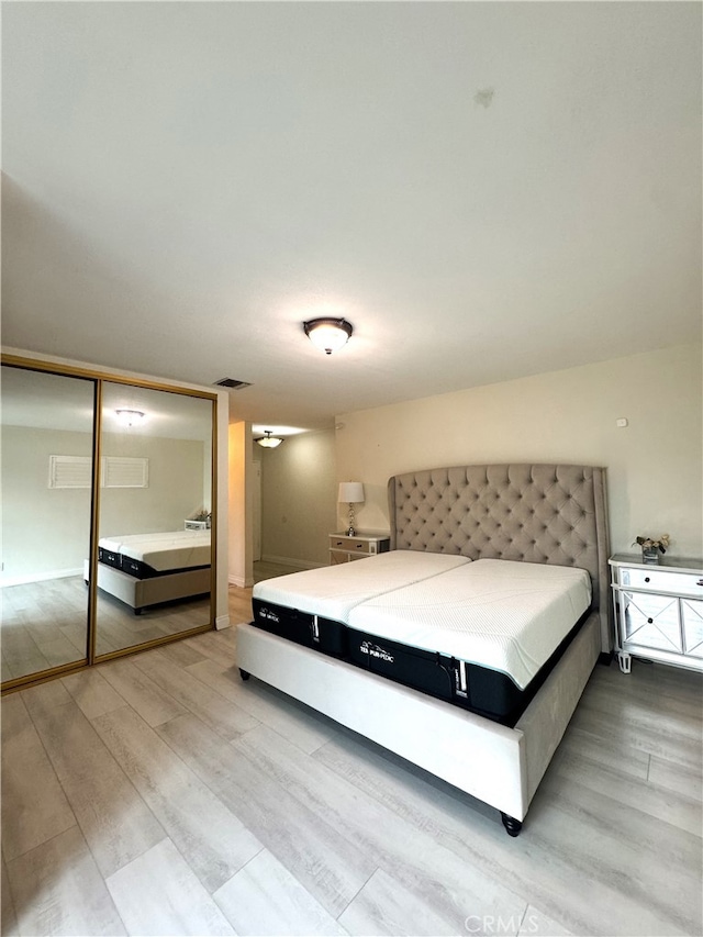 234 Santa Rosa Rd, Arcadia, CA 91007 - bedroom featuring light wood-style floors and visible vents