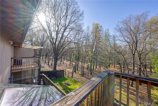 11575 Loch Lomond Rd, Middletown, CA 95461 - wooden terrace featuring fence