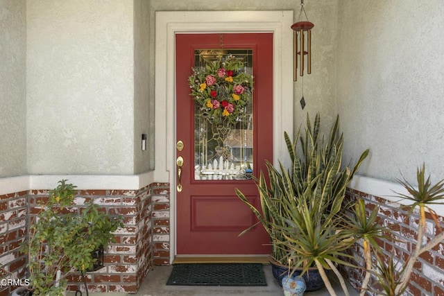 5216 Hillridge Dr, Camarillo, CA 93012 - doorway to property with stucco siding
