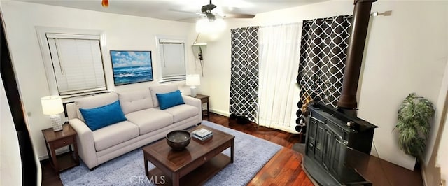 Palmdale, CA 93591 - living room featuring a ceiling fan and wood finished floors