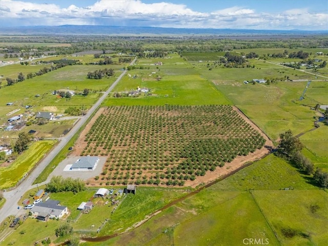 bird's eye view featuring a rural view