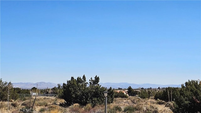 view of mountain feature