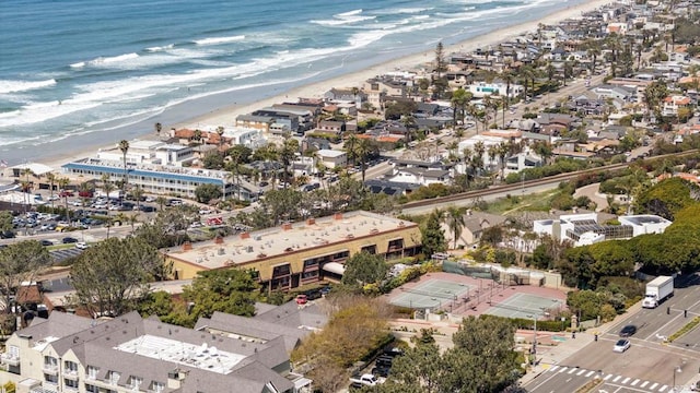 1562 Camino Del Mar Unit 639, Del Mar, CA 92014 - bird's eye view of waterfront with a beach