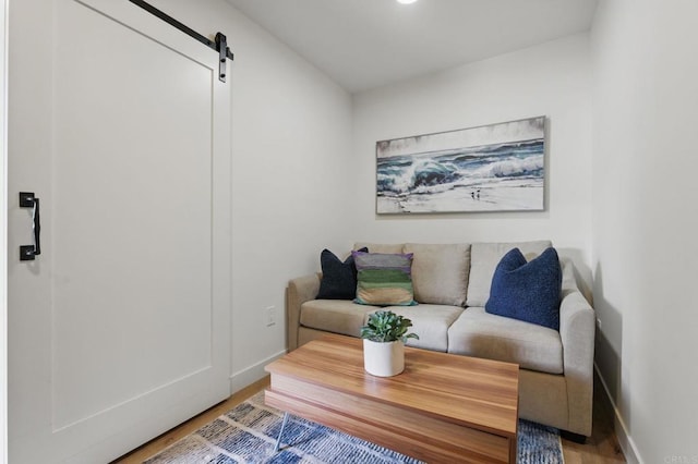 1562 Camino Del Mar Unit 639, Del Mar, CA 92014 - living area featuring wood finished floors and a barn door
