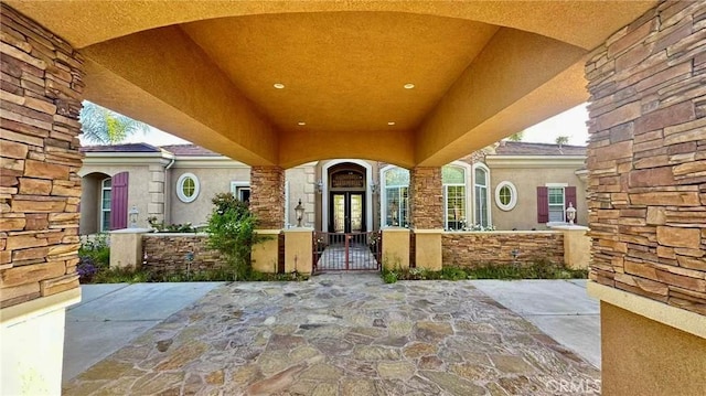 4069 Nancy Cir, Corona, CA 92881 - view of patio with french doors and a gate