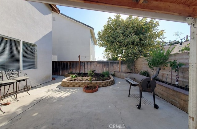 11102 Avolencia Pl, Garden Grove, CA 92840 - fenced backyard featuring area for grilling and a patio area