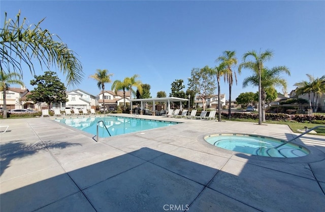 11102 Avolencia Pl, Garden Grove, CA 92840 - community pool with a hot tub and a patio