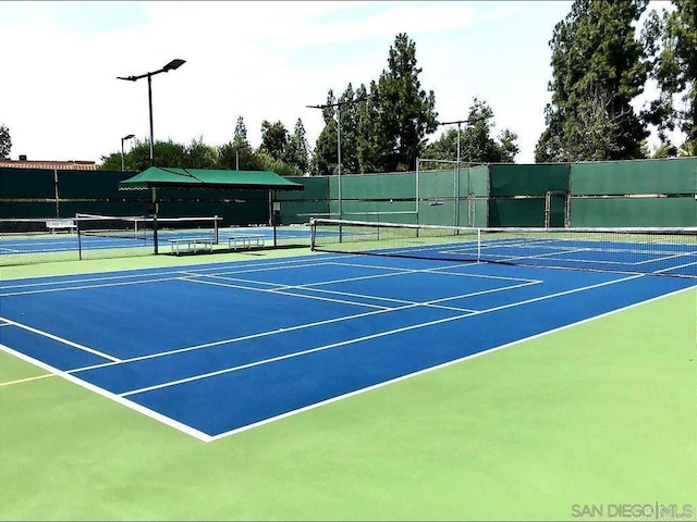 13336 Corte De Comares, San Diego, CA 92128 - view of tennis court featuring community basketball court