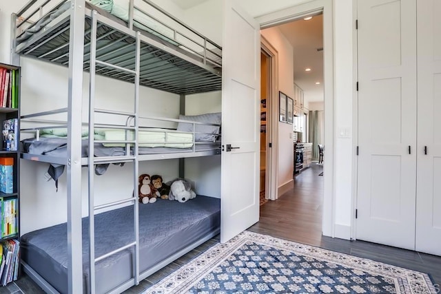 2255 Via Dulcea, Fallbrook, CA 92028 - bedroom with wood finished floors and recessed lighting