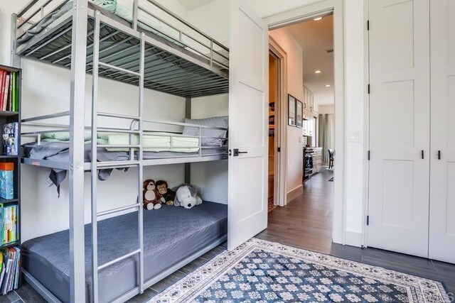 2255 Via Dulcea, Fallbrook, CA 92028 - bedroom with wood finished floors and recessed lighting