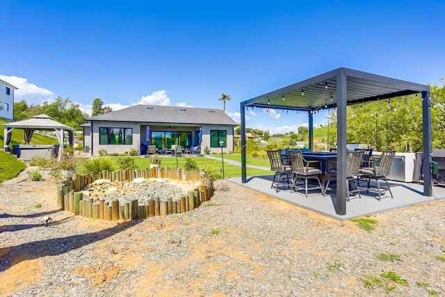 2255 Via Dulcea, Fallbrook, CA 92028 - view of patio featuring a gazebo