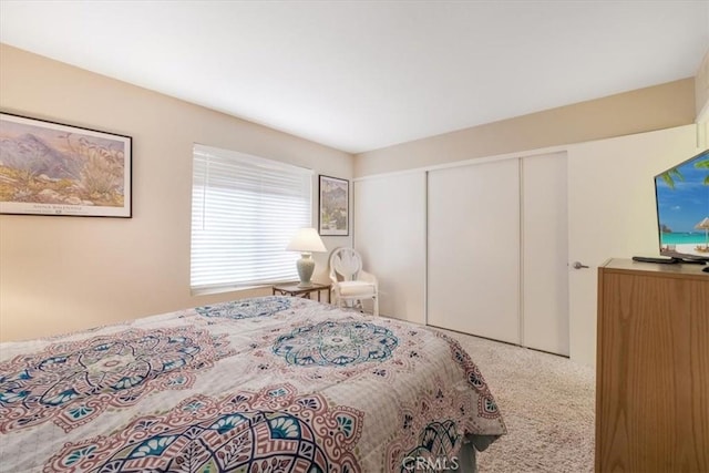 1692 Fairway Cir, Palm Springs, CA 92264 - carpeted bedroom with a closet