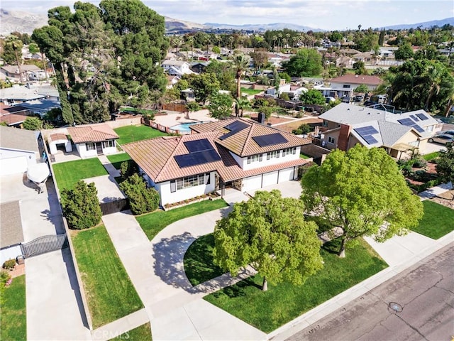 birds eye view of property featuring a residential view