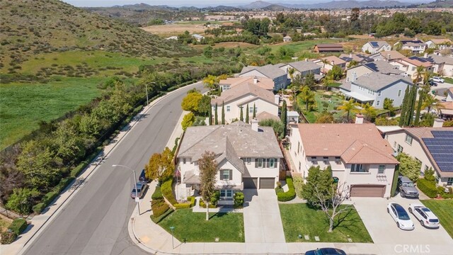 30088 Mauroux Ct, Murrieta, CA 92563 - birds eye view of property featuring a mountain view and a residential view