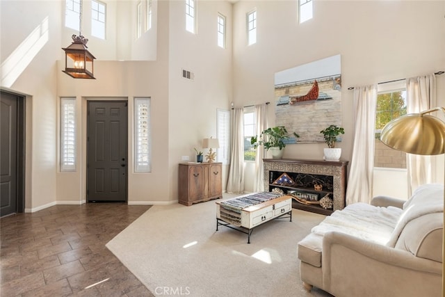 30088 Mauroux Ct, Murrieta, CA 92563 - entryway featuring visible vents, baseboards, and a healthy amount of sunlight