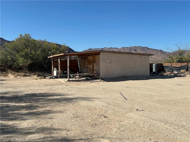 44531 Tioga St, Newberry Springs, CA 92365 - view of side of home with a mountain view