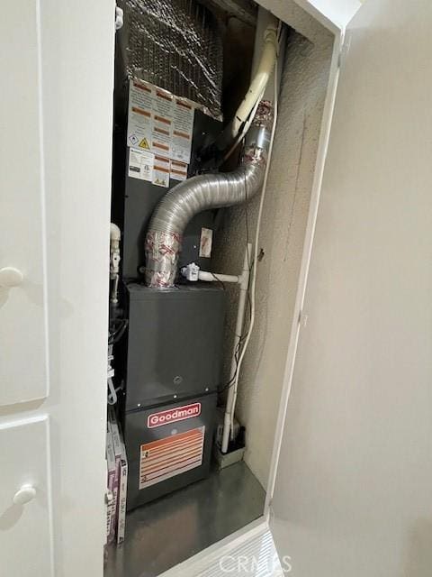 view of utility room