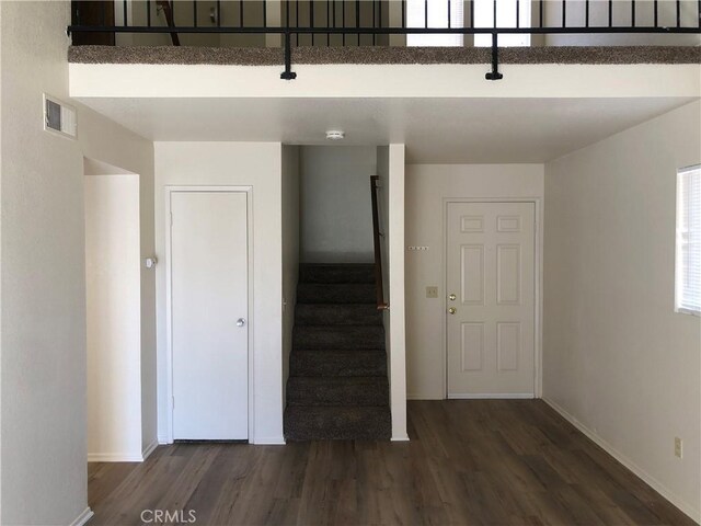 20211 Carlisle Rd, Apple Valley, CA 92307 - stairway with wood finished floors and baseboards