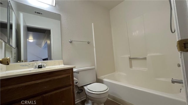 20211 Carlisle Rd, Apple Valley, CA 92307 - bathroom featuring toilet, vanity, and  shower combination