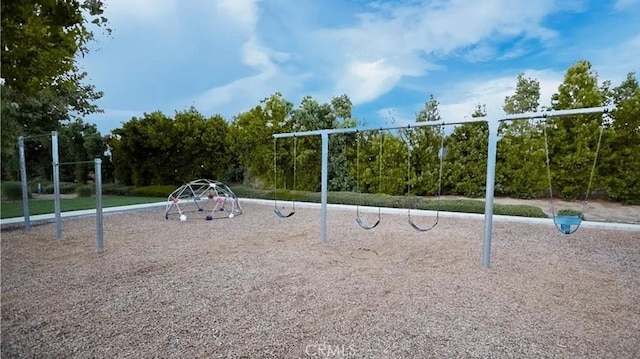 view of property's community with playground community