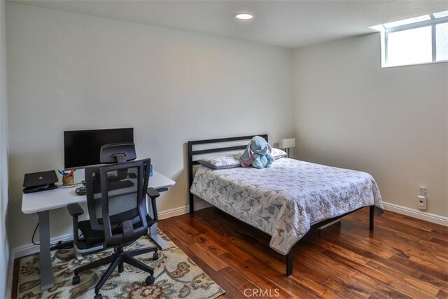 5 Arese Aisle, Irvine, CA 92606 - bedroom featuring wood finished floors, baseboards, an office area, and recessed lighting