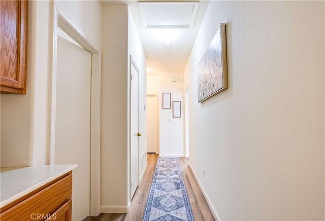 28751 Broadstone Way, Menifee, CA 92584 - hall with light wood-style floors and baseboards