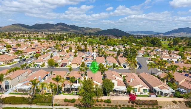 28751 Broadstone Way, Menifee, CA 92584 - aerial view of residential area featuring a mountain backdrop
