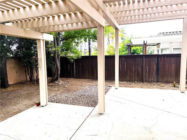28751 Broadstone Way, Menifee, CA 92584 - fenced backyard featuring a patio area and a pergola