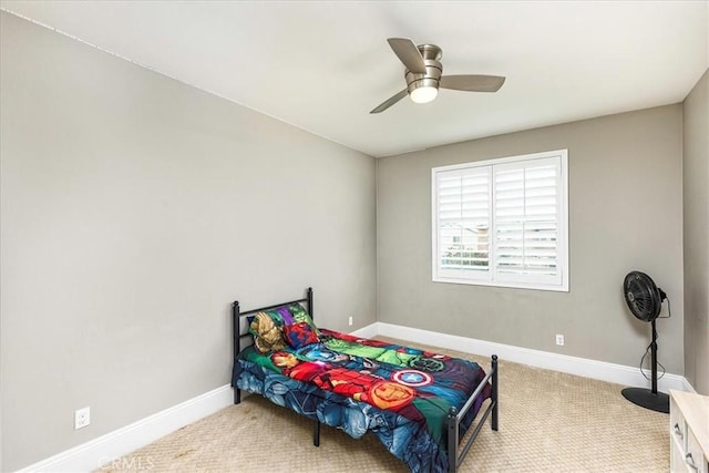 30580 Hawkscrest Rd, Murrieta, CA 92563 - bedroom with carpet flooring, baseboards, and a ceiling fan