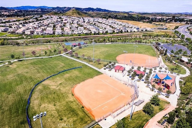 30580 Hawkscrest Rd, Murrieta, CA 92563 - aerial view with a residential view