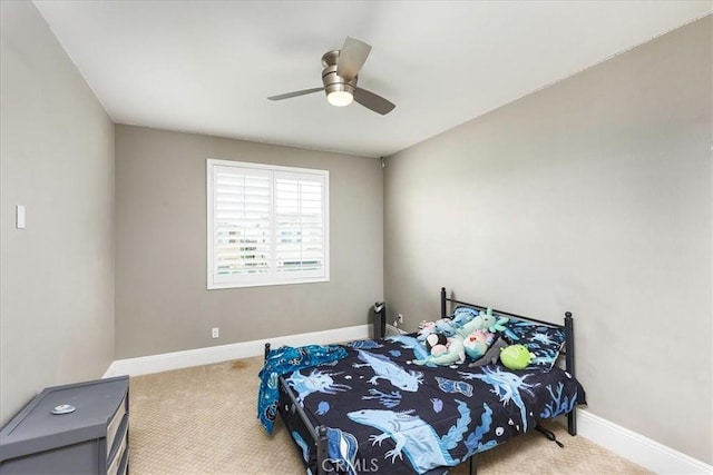 30580 Hawkscrest Rd, Murrieta, CA 92563 - carpeted bedroom featuring ceiling fan and baseboards