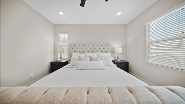 10861 Blake Way, San Diego, CA 92129 - bedroom with recessed lighting and ceiling fan