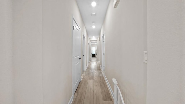10861 Blake Way, San Diego, CA 92129 - hallway featuring light wood-style floors and recessed lighting