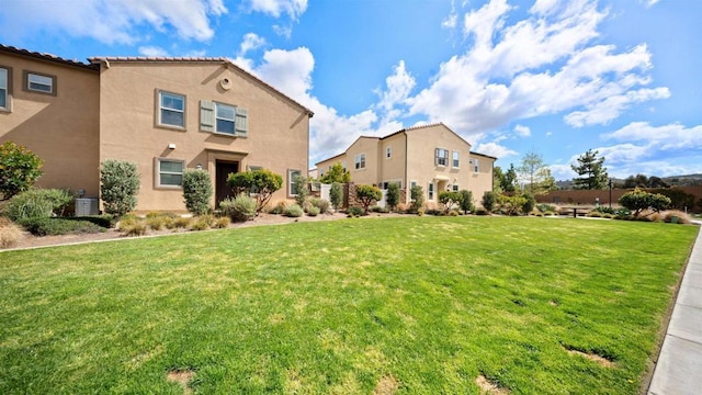 10861 Blake Way, San Diego, CA 92129 - view of front of home with stucco siding and a front lawn