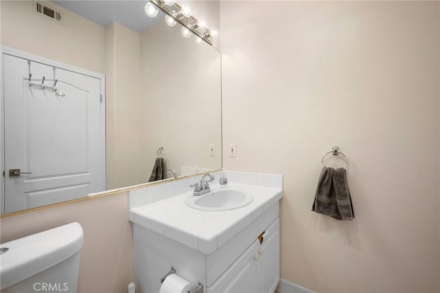 2256 Montrose Ave Unit 14, Montrose, CA 91020 - bathroom featuring vanity, visible vents, and toilet