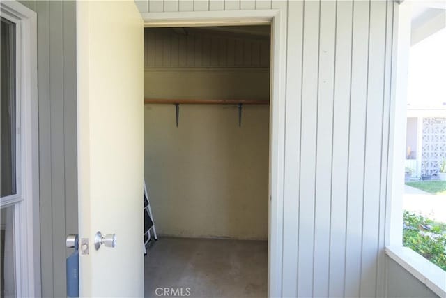 view of closet
