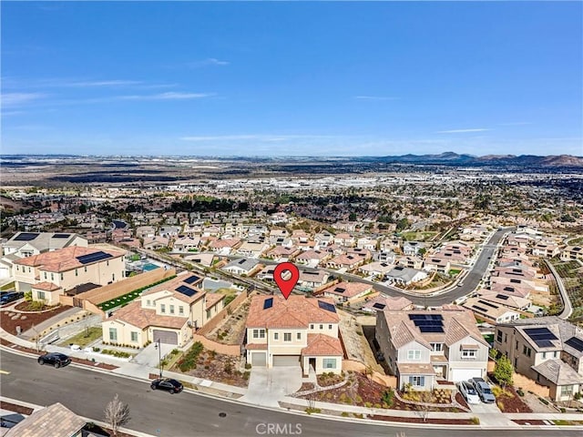 2575 Sierra Bella Dr, Corona, CA 92882 - bird's eye view with a residential view and a mountain view