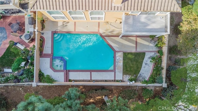 1731 Via Ln, Loma, Chino Hills, CA 91709 - view of subject property featuring a pool