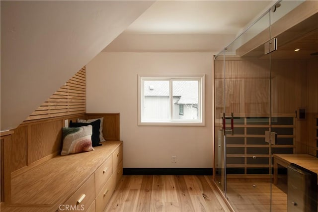 729 Brentwood Dr, Lake Arrowhead, CA 92352 - mudroom with baseboards and light wood-style floors