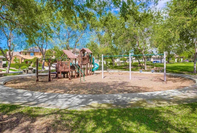 view of communal playground