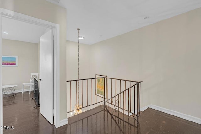 625 S Orange Grove Blvd Unit 3, Pasadena, CA 91105 - hallway featuring an upstairs landing and baseboards