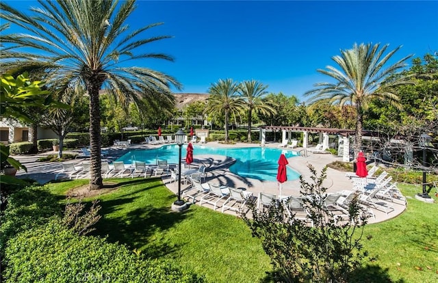 98 Hinterland Way, Ladera Ranch, CA 92694 - community pool with a patio and a lawn