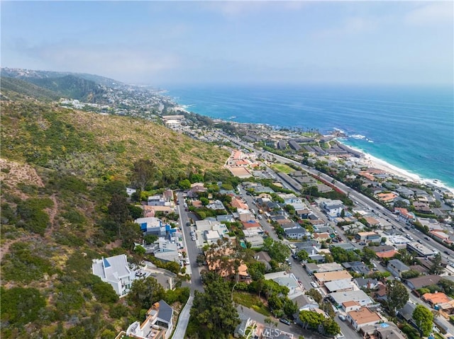 468 Ashton Dr, Laguna Beach, CA 92651 - bird's eye view with a residential view and a water view