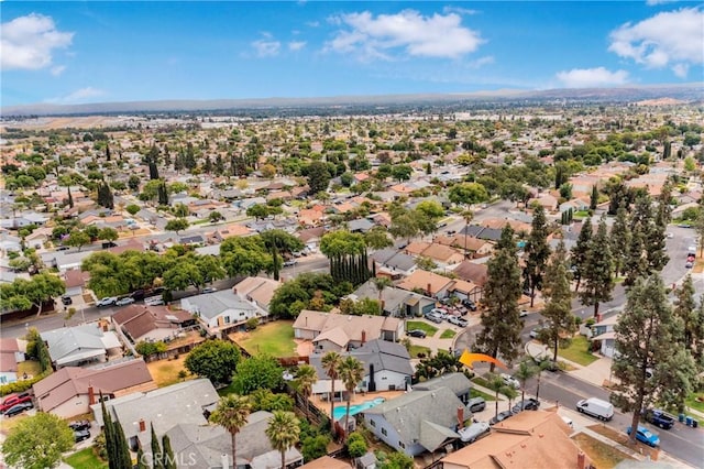 bird's eye view featuring a residential view