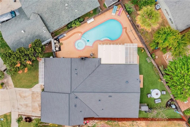 drone / aerial view
